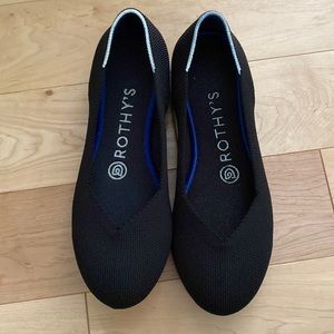 Rothy’s The Flat Black Size 6